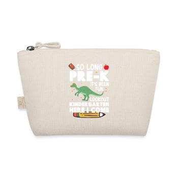  Dinosaur Kindergarten Costume with - Organic Pouch - nature - Front