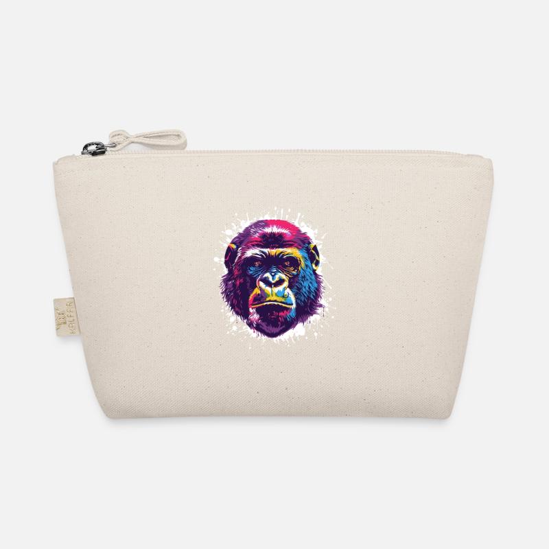 Gorilla Pop Art Monkey Monkey Organic Pouch