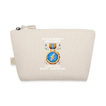 230V survived | Electrician Electrical Engineering - Organic Pouch - nature - Front