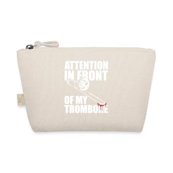 Attention Trombone Trombone Player Trombonist - Organic Pouch - nature - Front