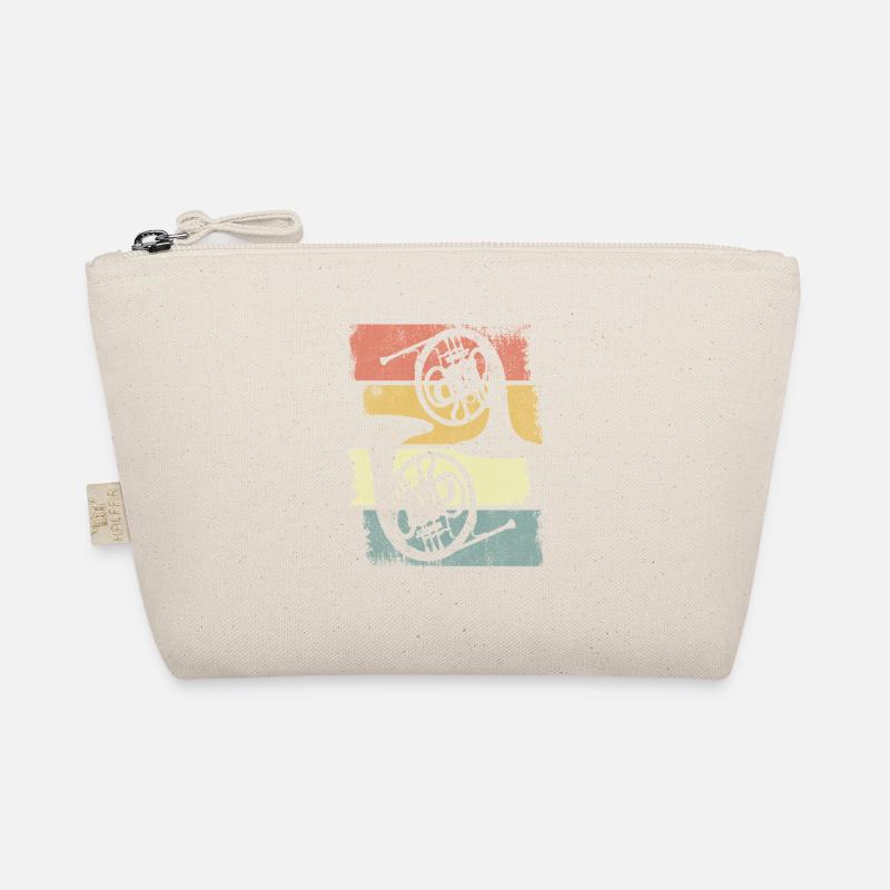 French Horns Drawing Organic Pouch