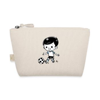 Soccer Boy - Organic Pouch - nature - Front
