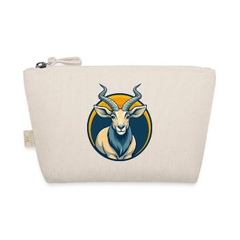 Logo clipart du personnage de dessin animé mascotte Addax Kawaii - Trousse biologique - nature - Devant
