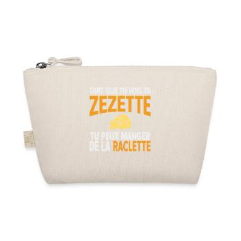 Raclette humor as long as you see your zezette - Organic Pouch - nature - Front
