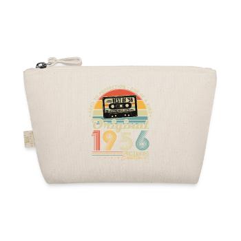 1956 Jahrgang 70. Geburtstag Geschenk Retro - Bio-Täschchen - Natur - Vorne