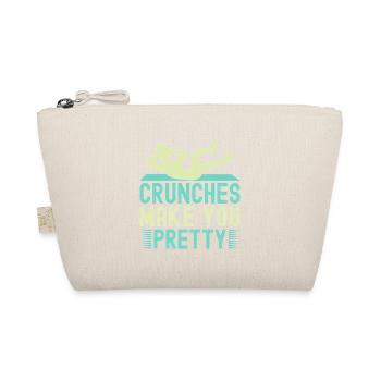 Fitness Fanatics Crunches Make You Pretty - Organic Pouch - nature - Front