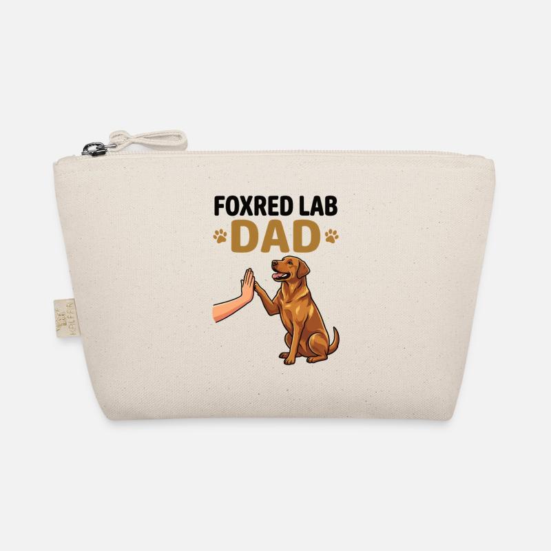Fox Red Lab Dad – High Five Dog Design Organic Pouch