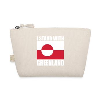 I Stand With Greenland - Bio-Täschchen - Natur - Vorne