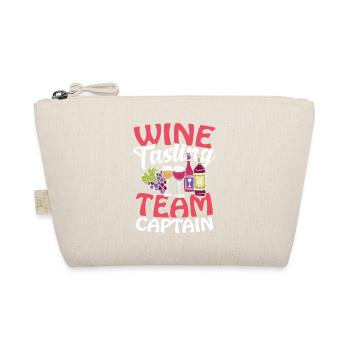 Wine Tasting Team Captain - Organic Pouch - nature - Front