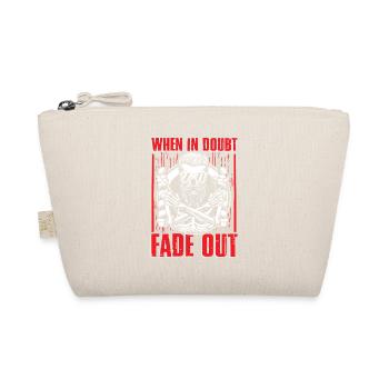 Schädel Fade Out Graphic - Bio-Täschchen - Natur - Vorne