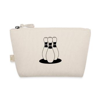 Bowling Cartoon Look - Bio-Täschchen - Natur - Vorne