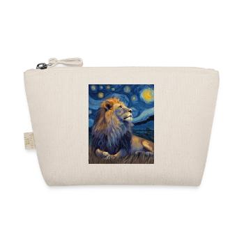 Lion Van Gogh - Organic Pouch - nature - Front