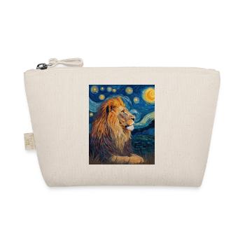 Lion Van Gogh - Organic Pouch - nature - Front