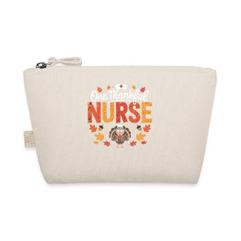 Grateful caregiver turkey - Organic Pouch - nature - Front