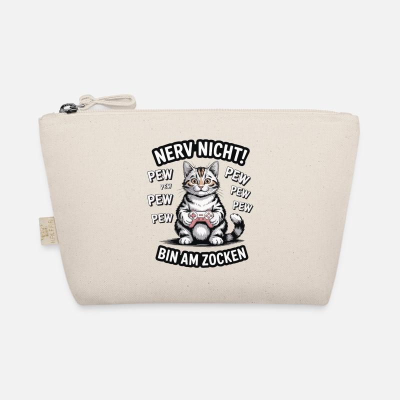 Courage Not I Gaming Cat Design Trousse biologique