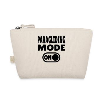 Paragliding Mode ON – Paragliding Freedom - Organic Pouch - nature - Front