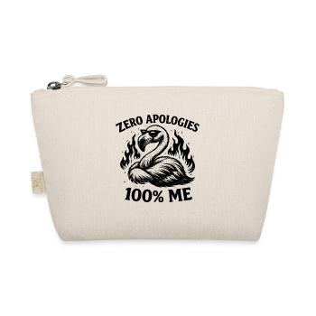 Zéro excuse 100 % Moi Flamingo Drôle Sassy - Trousse biologique - nature - Devant
