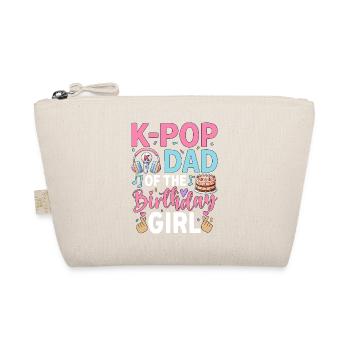 K-Pop Dad Of The Birthday Girl - Organic Pouch - nature - Front