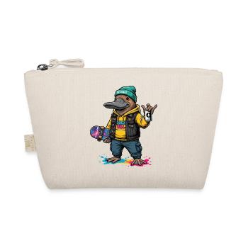 Duck Bill Street Punk Hoodie - Organic Pouch - nature - Front