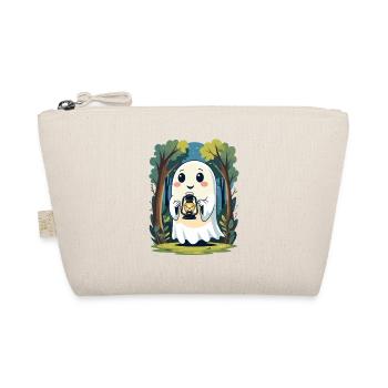 Lantern spirit in the forest at night - Organic Pouch - nature - Front