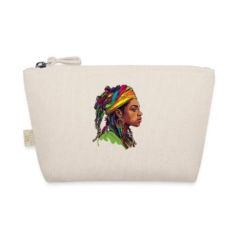 Headwrap Color Explosion Portrait - Organic Pouch - nature - Front
