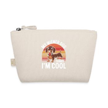 Mon chien saucissène pense en teckel cool et drôle - Trousse biologique - nature - Devant