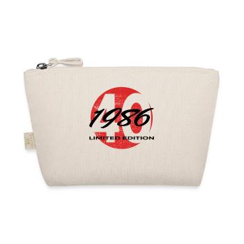 40e anniversaire 1986 cadeau pour hommes et femmes - Trousse biologique - nature - Devant