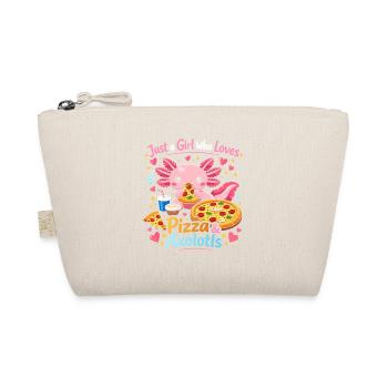 Motif d’amour de l’axolotl pizza - Trousse biologique - nature - Devant