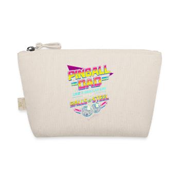 Pinball Pinball Player Father - Organic Pouch - nature - Front