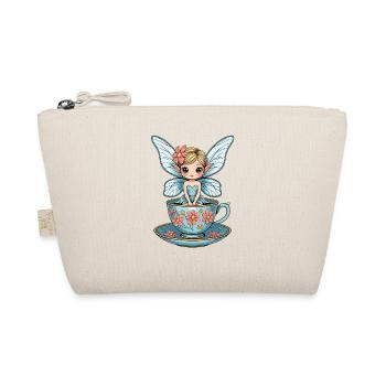 Flower Fairy in the Teacup - Organic Pouch - nature - Front