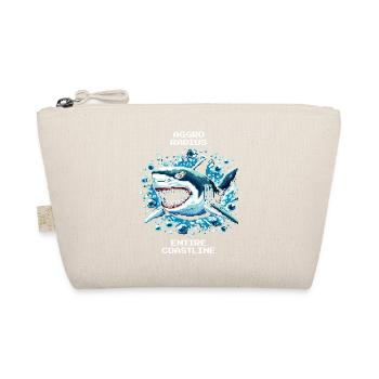Aggro Radius | Shark whole coastline - Organic Pouch - nature - Front