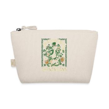 Skeleton Leprechaun Shenanigan - Organic Pouch - nature - Front