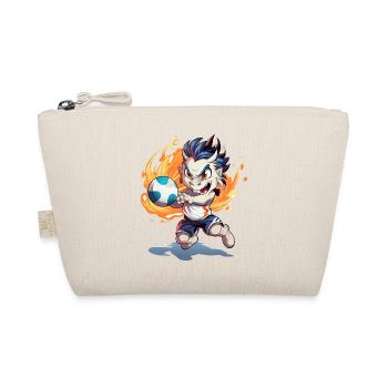 Flame Dragon Soccer Kick - Organic Pouch - nature - Front