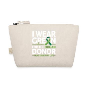 Green organ donation lifesaver - Organic Pouch - nature - Front