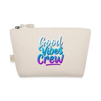 Good - Vibes Crew Lettering - Organic Pouch - nature - Front
