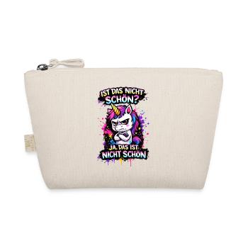 Isn't that nice? Unicorn Saying - Organic Pouch - nature - Front