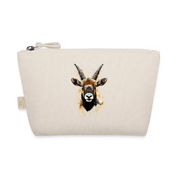 Steinbock Ziege Alpensteinbock Capricorn Ziegen - Bio-Täschchen - Natur - Vorne