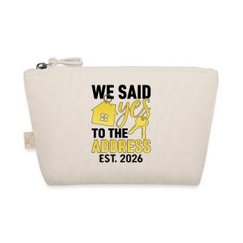 We Said Yes to The Address 2026 - Organic Pouch - nature - Front
