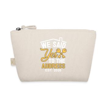 We Said Yes to The Address 2026 - Organic Pouch - nature - Front