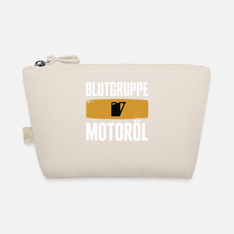 Blutgruppe Motoröl Schrauber Design Bio-Täschchen