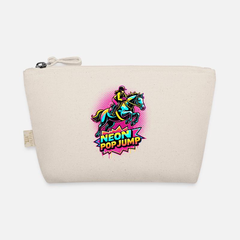 Saut Pop Néon – Cheval de saut à cheval d’équitation Trousse biologique