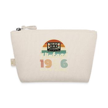 60 Jahre 1966 Vintage Retro Geburtstagsgeschenk - Bio-Täschchen - Natur - Vorne