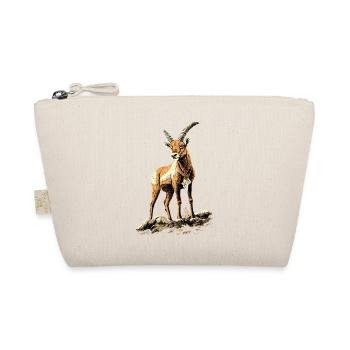Steinbock Ziege Alpensteinbock Capricorn Ziegen - Bio-Täschchen - Natur - Vorne