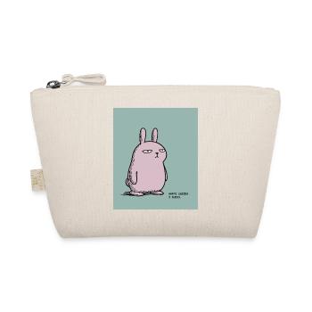 Happy Easter I Guess – Grumpy Bunny Easter Design - Trousse biologique - nature - Devant