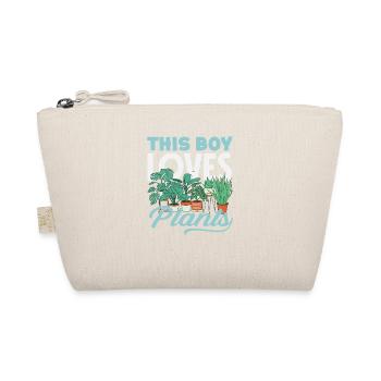 This Boy Loves Plants Plant Lover - Organic Pouch - nature - Front