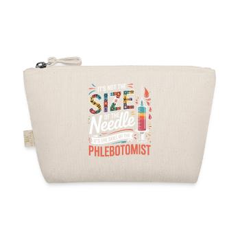 Size doesn't count: phlebotomist art - Organic Pouch - nature - Front