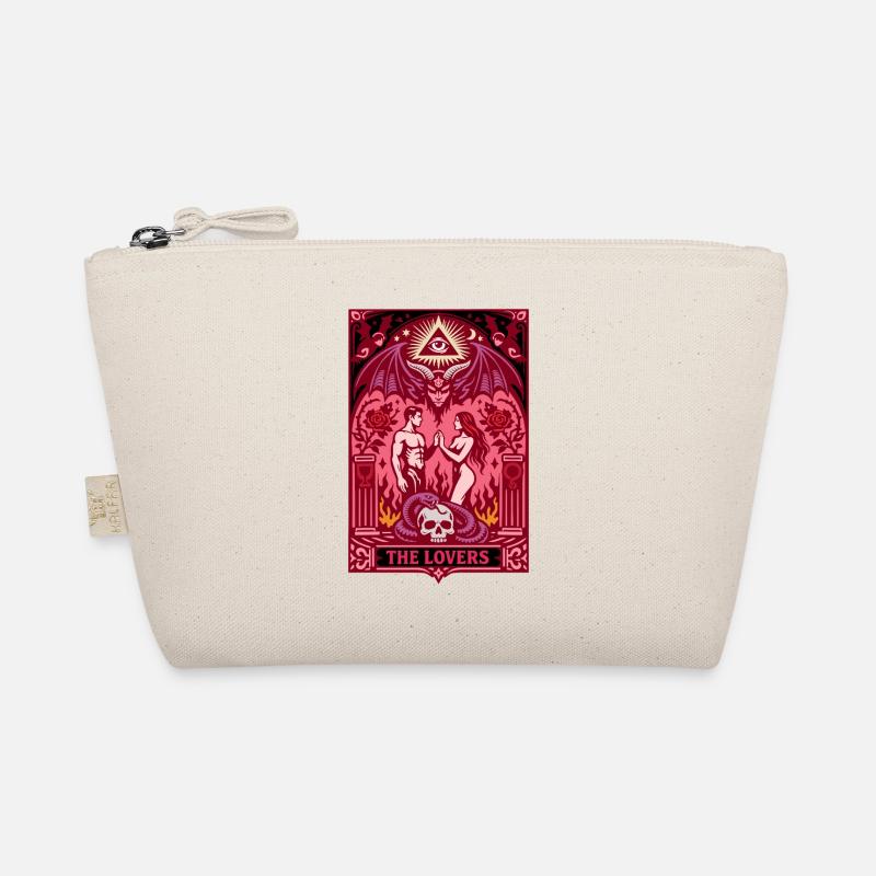 Die Liebenden | Tarot Gothic | Valentins Tag Bio-Täschchen