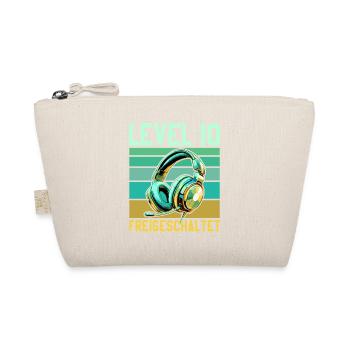 10e anniversaire Garçon Fille Gamer Niveau 10 ans - Trousse biologique - nature - Devant