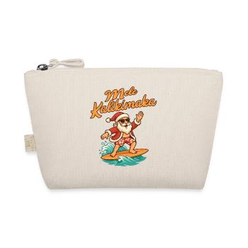 Mele Kalikimaka - Merry Christmas Hawaii - Organic Pouch - nature - Front