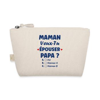 Maman Veux-Tu Épouser Papa  - Trousse biologique - nature - Devant